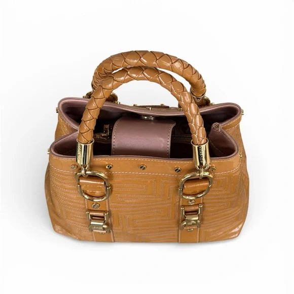 Gianni Versace Couture Patent Quilted Leather Bag - EUC - Picture 4 of 12